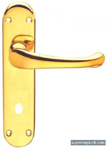 Hilton Lever Bathroom Polished Brass